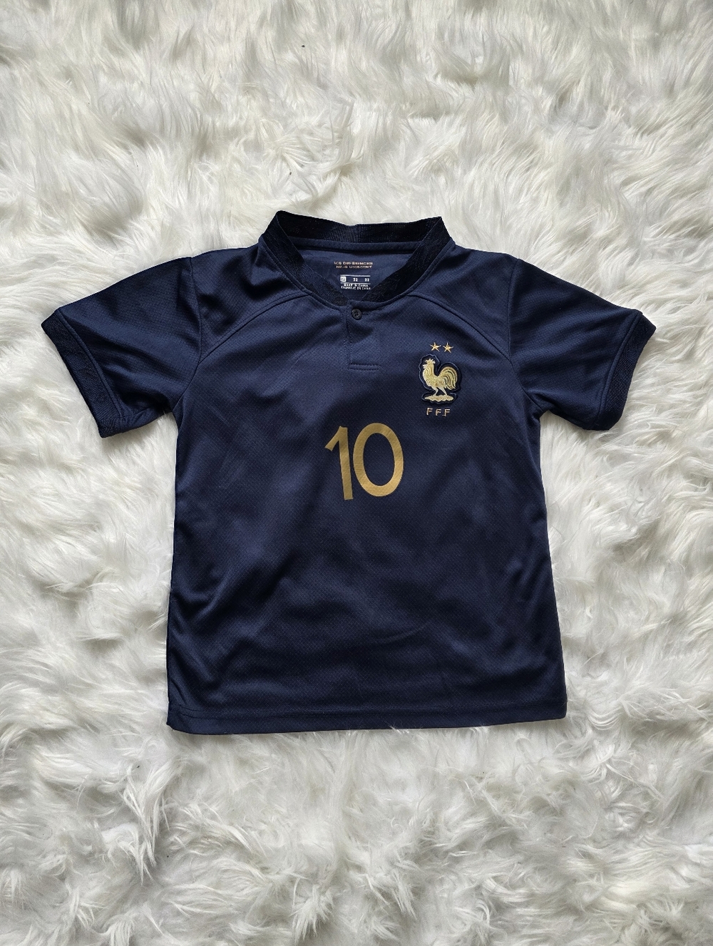 Nike Blue and Gold Soccer Jersey
